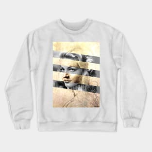 SKETCHED IN LINES - Pop Retro Collage, Mashup, Pop Art Wall Decoration Crewneck Sweatshirt